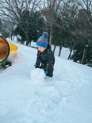 雪ん子化進んでます。