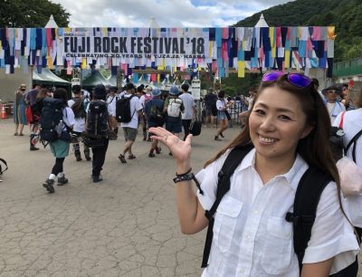 FUJI ROCK 初参戦！