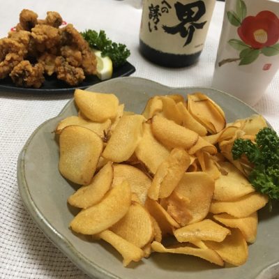 くわいチップスの季節。