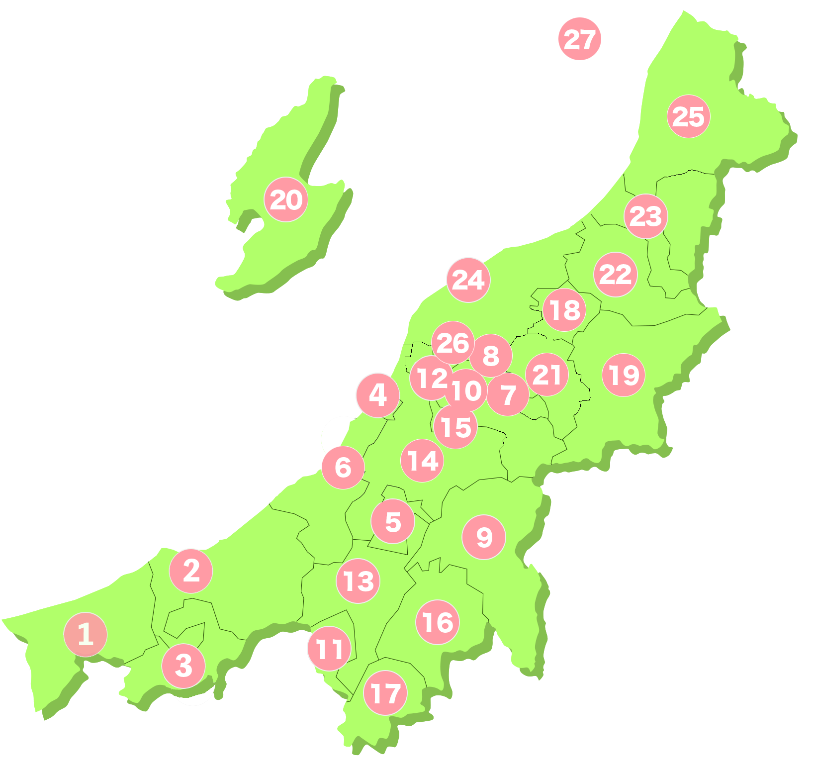 新潟県マップ